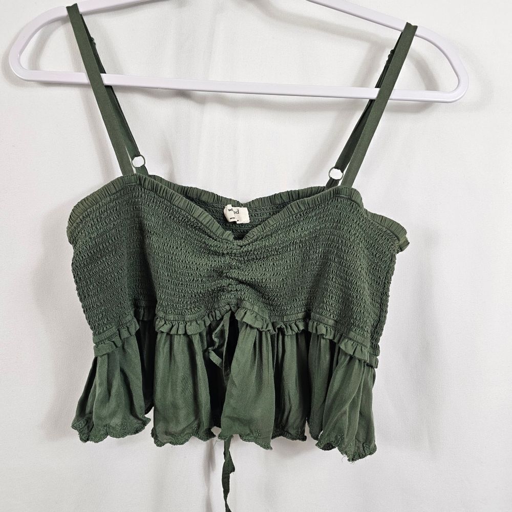 Aritzia Wilfred Dareau Camisole in Green - Size M